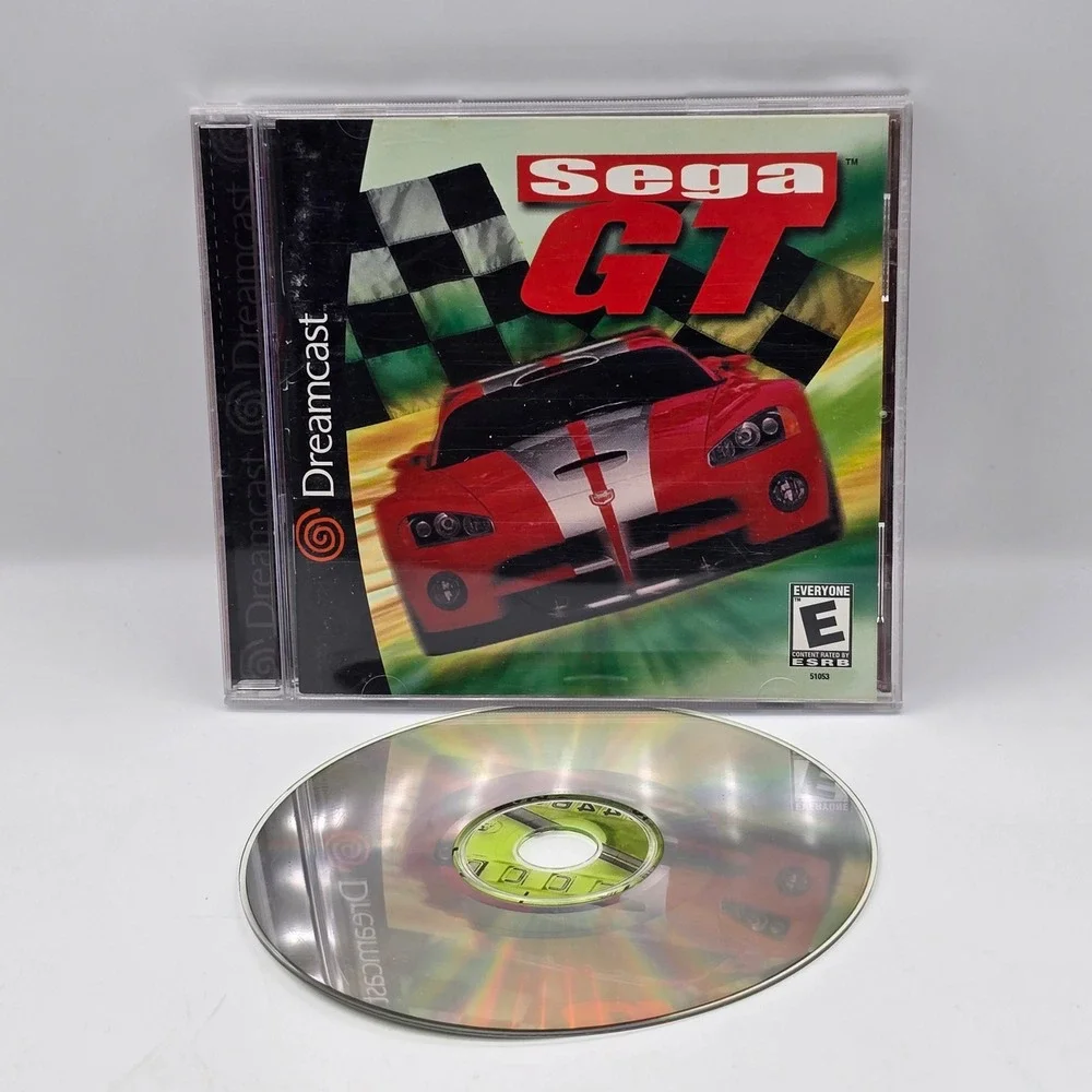Sega GT Sega Dreamcast 2000 Racing Game Driving Simulator 51053 NTSC-U